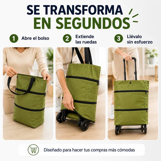 EasyRoll™ Pro — Bolso Carrito 2 en 1
