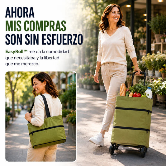 EasyRoll™ Pro — Bolso Carrito 2 en 1