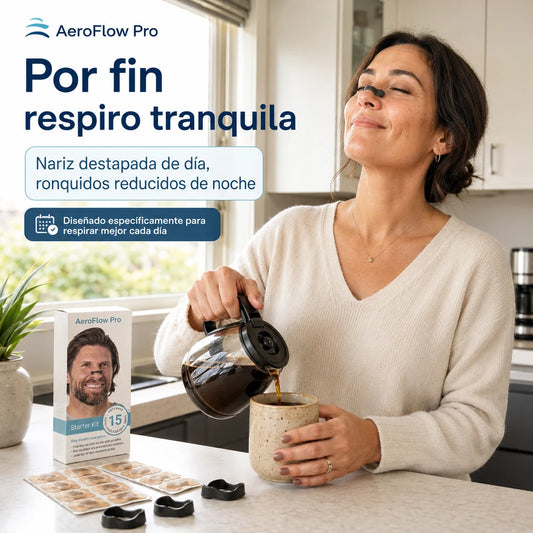 AeroFlow Pro — Despeja tu nariz tapada y vuelve a respirar libre, de día y de noche